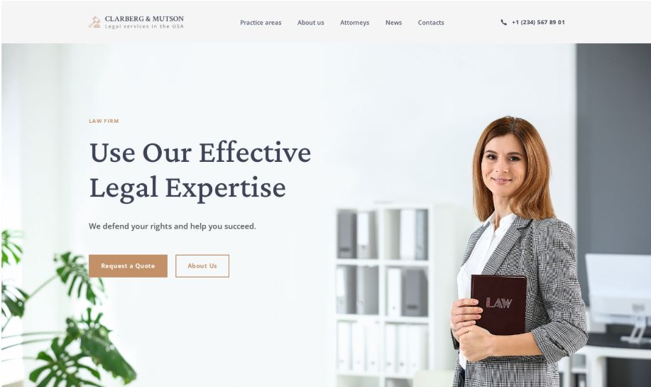 Law firm website design