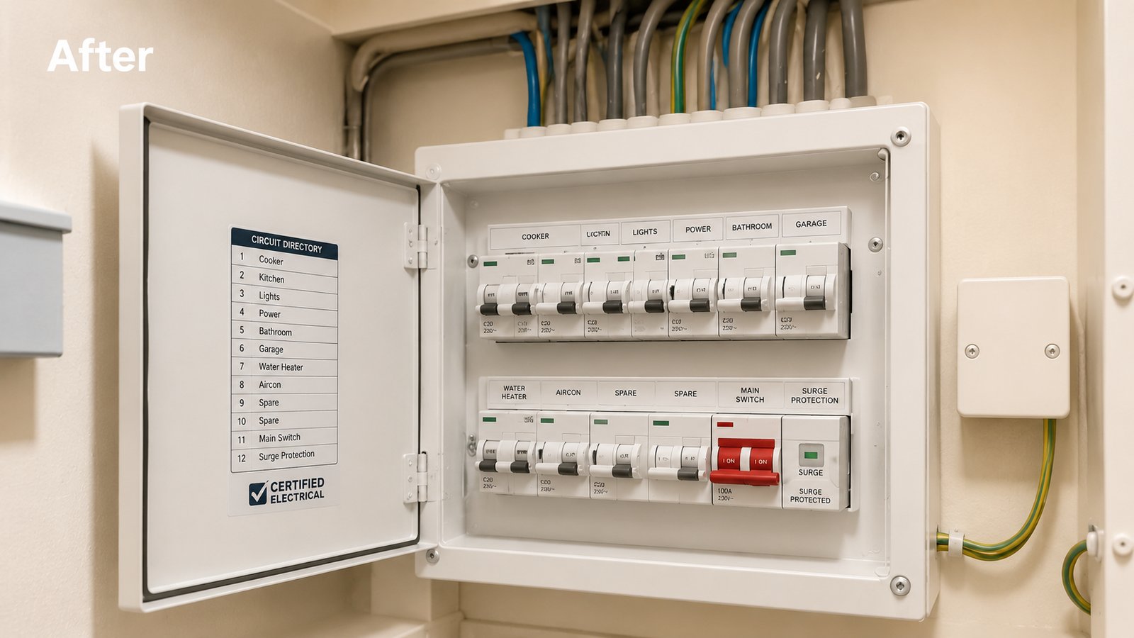 New switchboard after upgrade