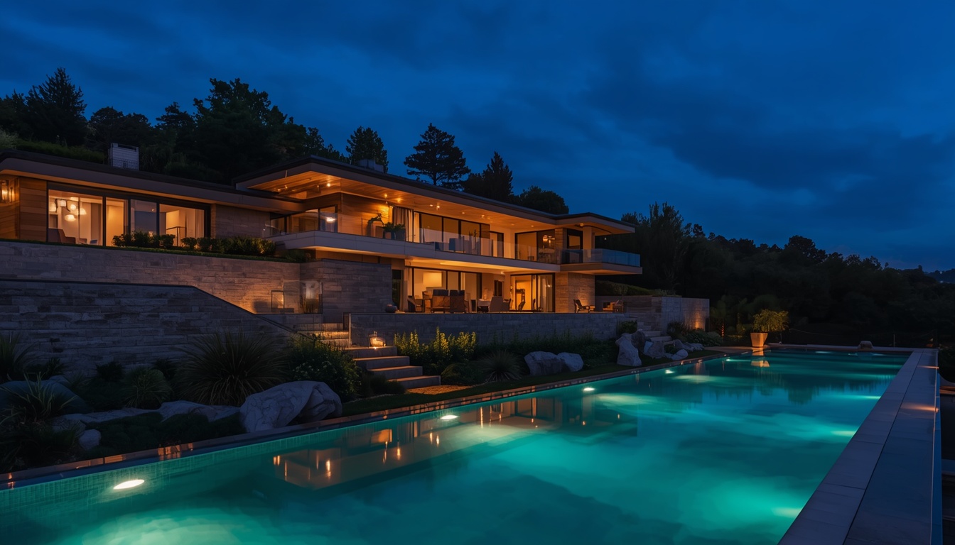 Luxury home ambient lighting installation